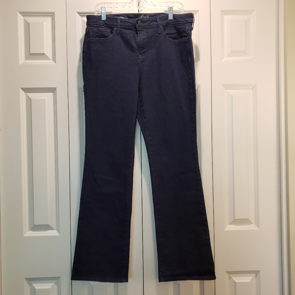 NYDJ Barbara Bootcut Wide Leg Jeans - 12